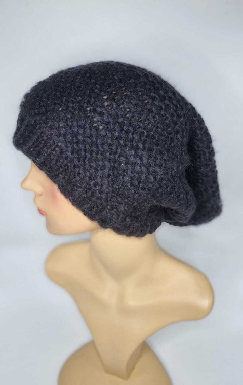 Crochet Knitted Woolly Hat