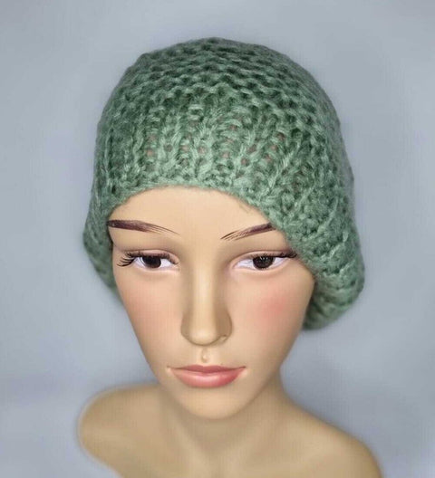 Crochet Knitted Woolly Hat