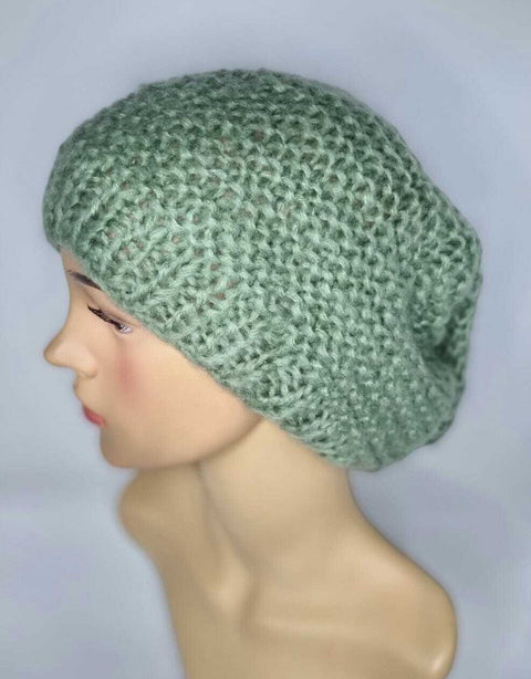 Crochet Knitted Woolly Hat