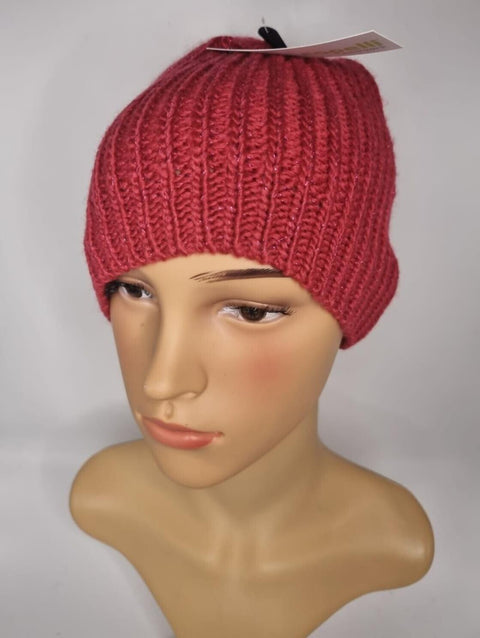 Crochet Knitted Woolly Hat