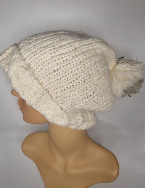 Women's Crochet Knitted Woolly Hat