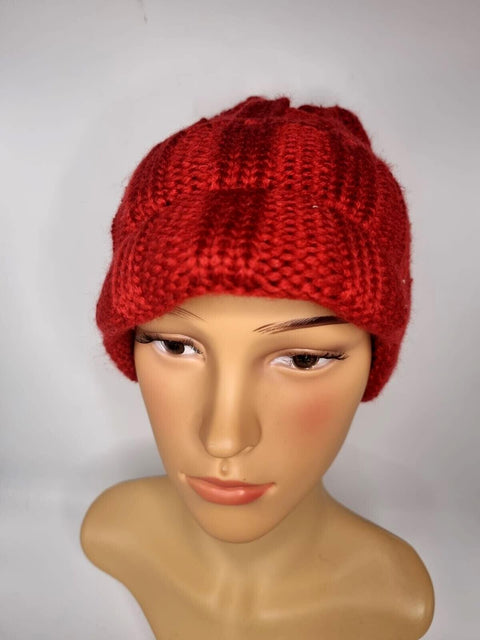 Crochet Knitted Woolly Hat