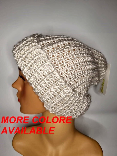 Crochet Knitted Woolly Hat