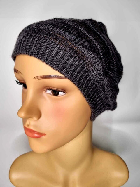 Crochet Knitted Woolly Hat