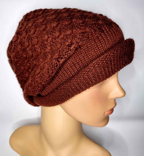 Crochet Knitted Hat