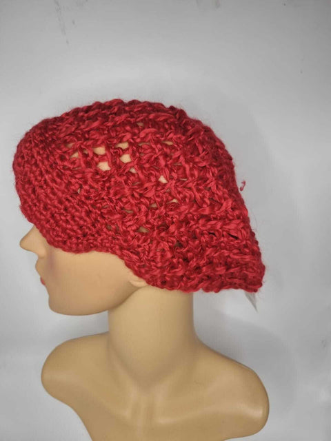 Crochet Knitted Woolly Hat