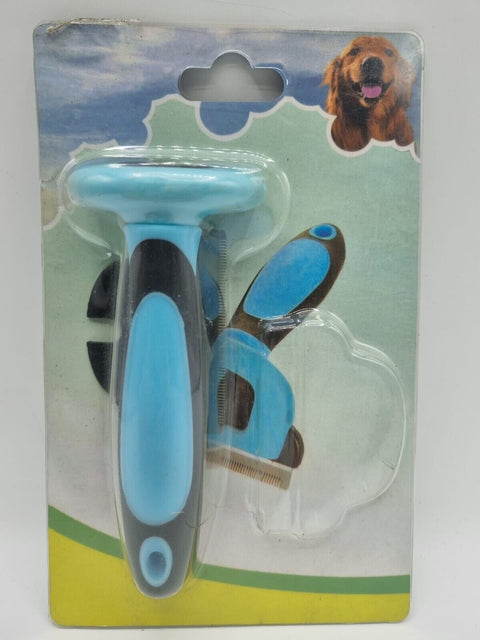 Deshedding Tool & Pet Grooming Brush Dogs, Cats & Hors