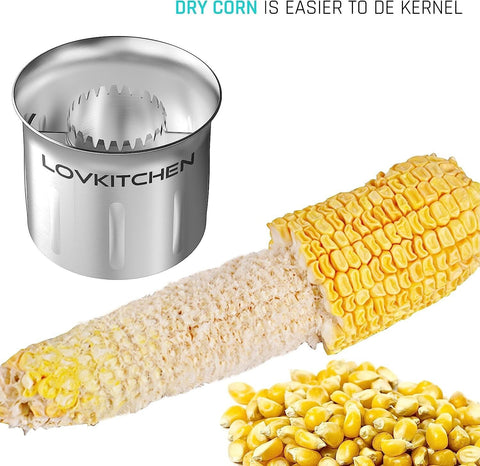 Corn Stripper Peeler Stainless Steel Kernel Cutter Remover Thresher Kitchen Tool