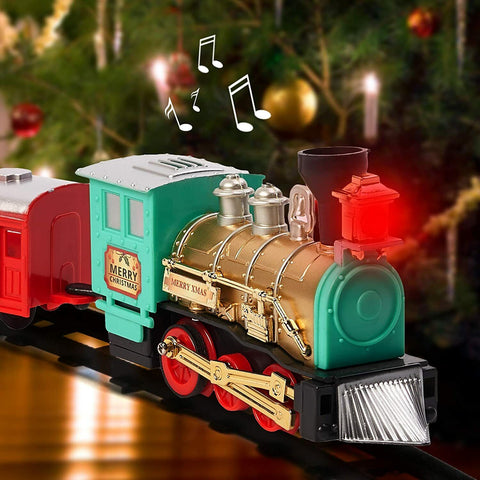 Classic Battery Operated Train Set with Sound & Lights