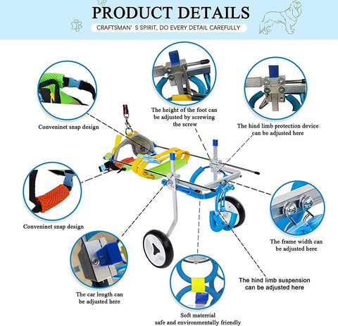 Adjustable Dog Wheelchair