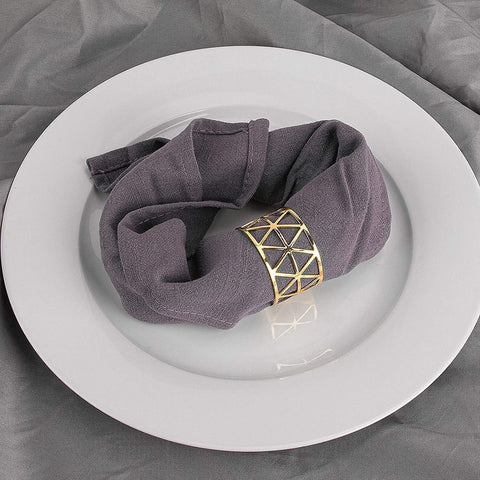 6/12x Alloy Napkin Rings