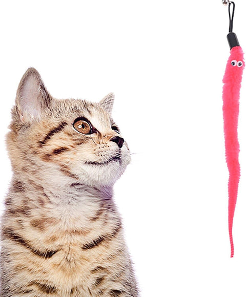 12Pcs Kitten Bell Wand Teaser