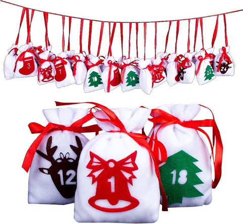 24 PCS Christmas DIY Advent Calendar