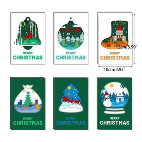 Box of 24 Christmas At Home Festive Assorted Christmas Cards Xmas Card Boxes