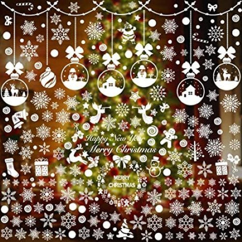 241 pcs Christmas Window Stickers