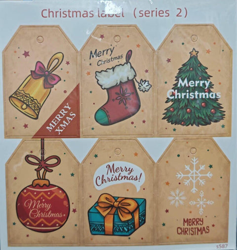 48pcs Christmas Paper Gift Tags