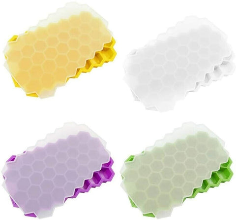 Silicone Ice Cube Tray with Lid