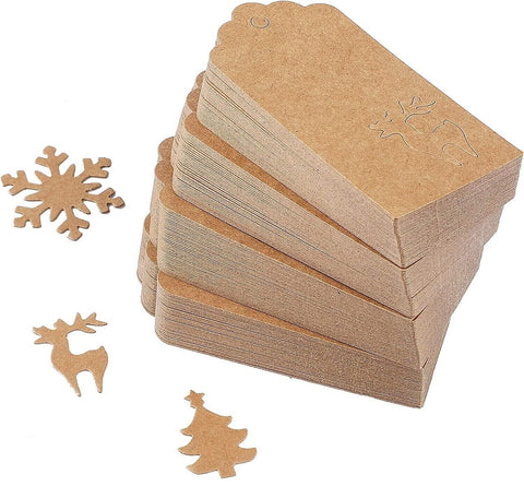 100pcs ECO Christmas Gift Tags