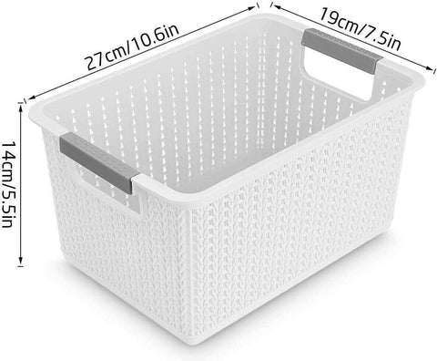 4 x 6 Litre Storage Basket