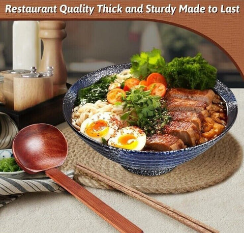 2 Set Tableware Ceramic Ramen Bowl