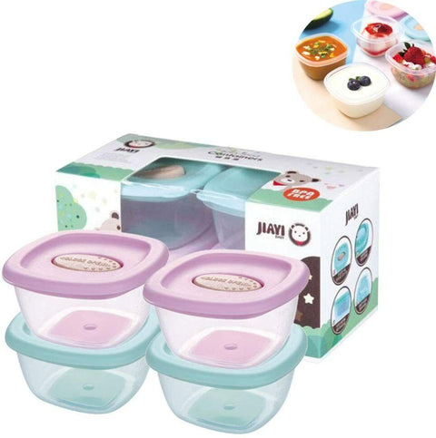 4pcs Baby Food Container Set