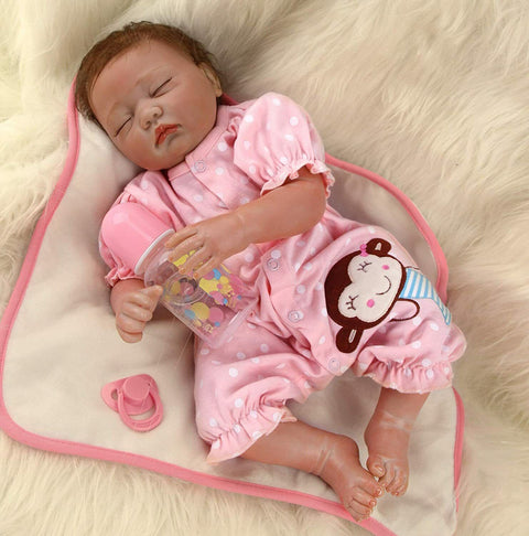 Reborn Doll Baby Girls 20 Inch 50cm Soft Silicone kids present looks real