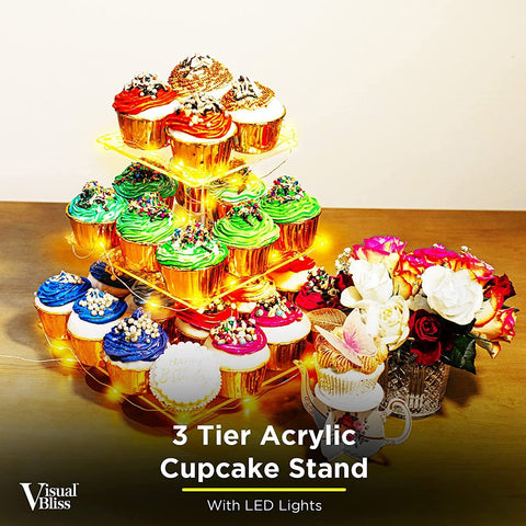 3Tier Acrylic Cake Display Stand