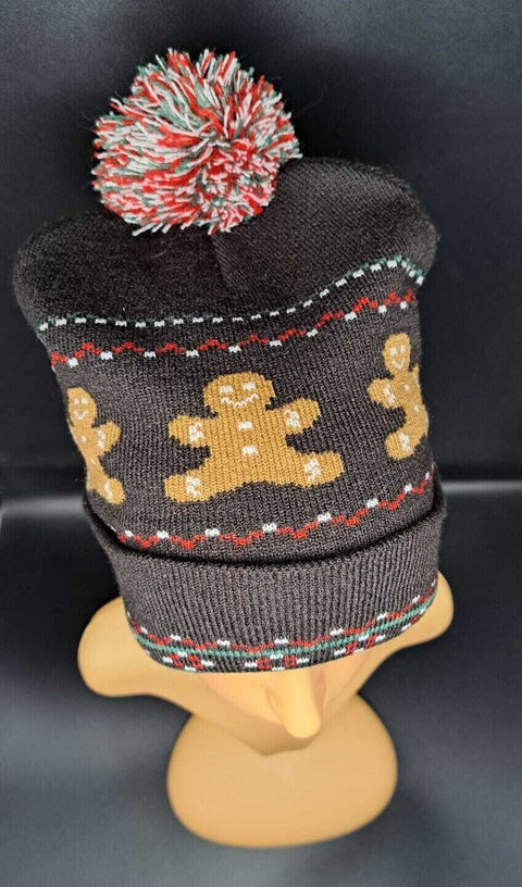 Christmas Cable Knitted Bobble Hat