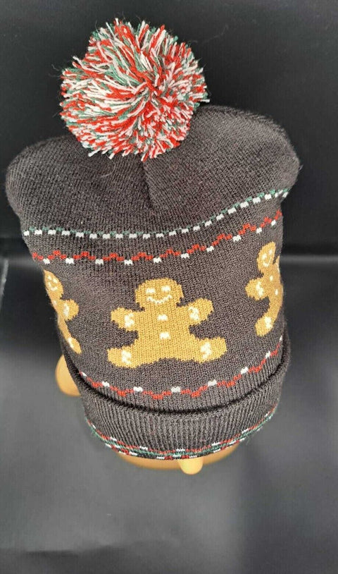 Christmas Cable Knitted Bobble Hat