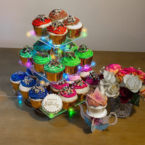 3 Tier Acrylic Cake Display Stand