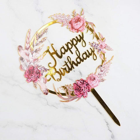 Acrylic Cake Topper