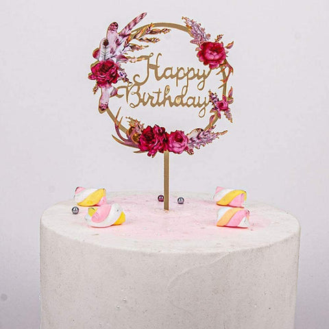 Acrylic Cake Topper