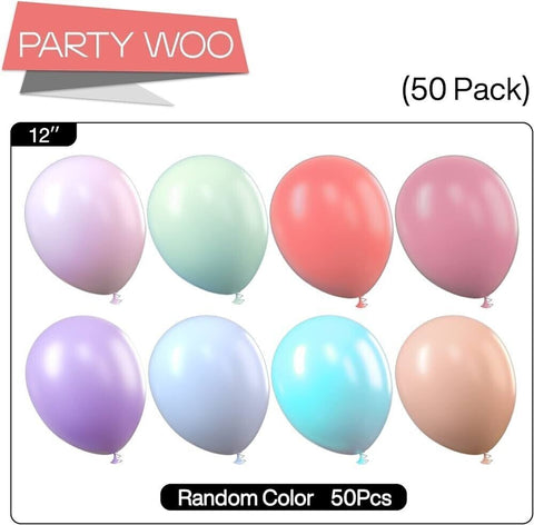 12" inch Pastel Latex Balloons