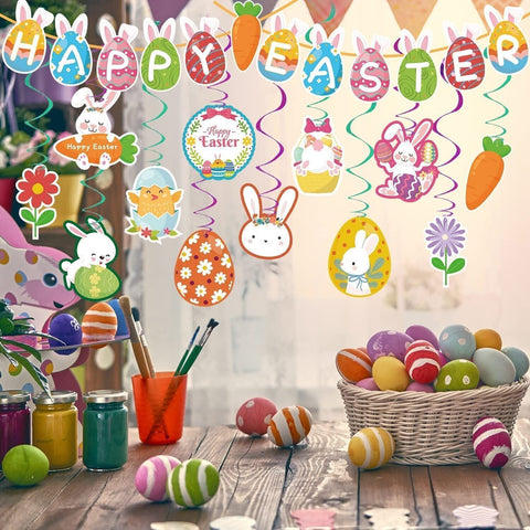 Easter Eggs Banner