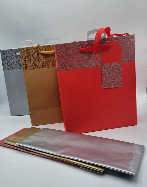 Paper Bags with table sheets