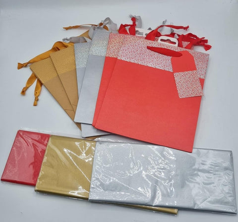 Paper Bags with table sheets