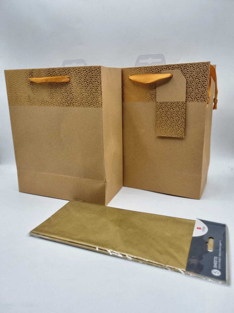 Paper Bags with table sheets