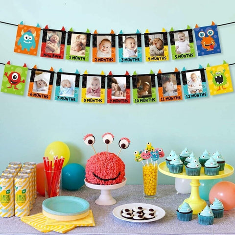 1st Birthday Alien Monster Party Decoration