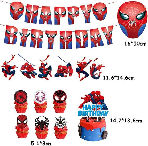 Spiderman Themed Birthday Party Decorations