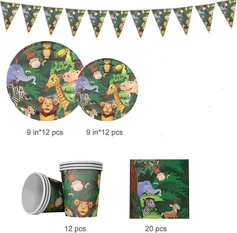 Safari Jungle Party Tableware