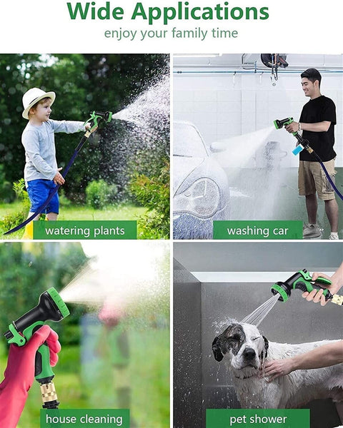 10 Function Spray Nozzle Water Hose Gun Multi Pattern Garden Adjustable Mist