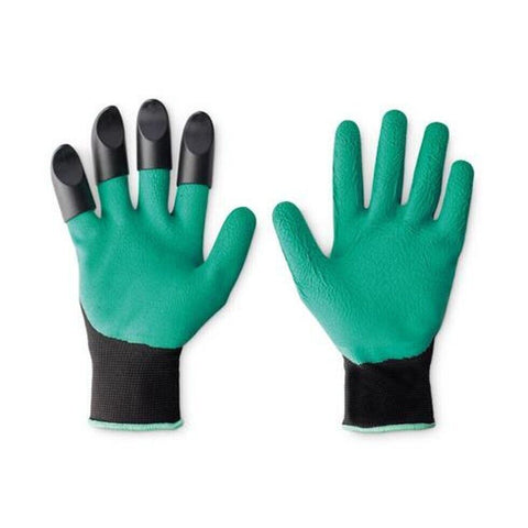 2 Pair Garden Digging Gloves With ABS Claws