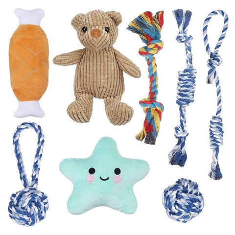 Non-Toxic Rope Toys Set of 8