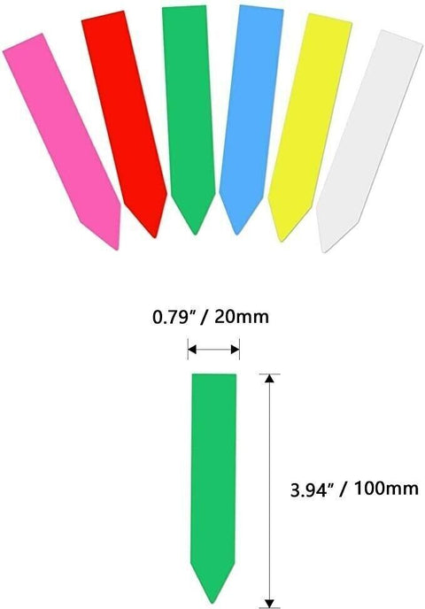 300x Plastic Waterproof Plant Tags