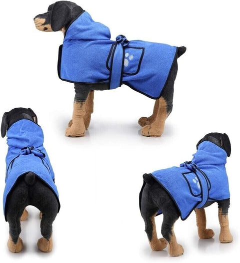 Microfiber Dog Bathrobe size M