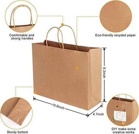 Brown Paper Bags With Handles