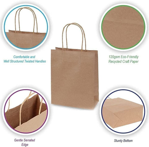 Brown Paper Bags With Handles