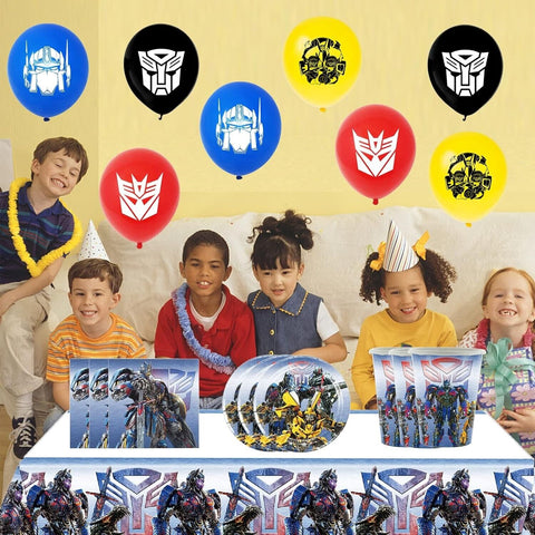 43 pcs Transformers Party Tableware