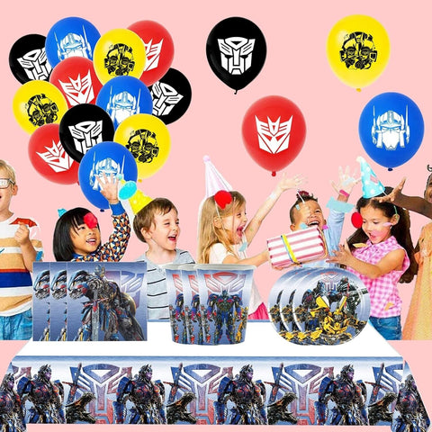 43 pcs Transformers Party Tableware