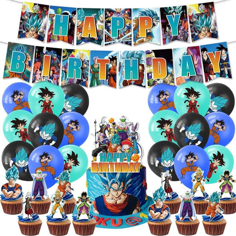 Dragon Ball Z Goku Theme Birthday Party Decoration